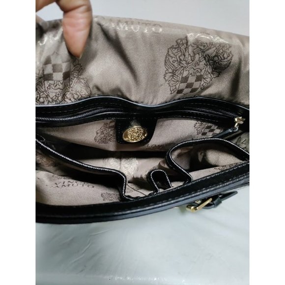 Vince Camuto Adjustable Strap Genuine Leather Crossbody Bag Black Women's - Picture 13 of 14